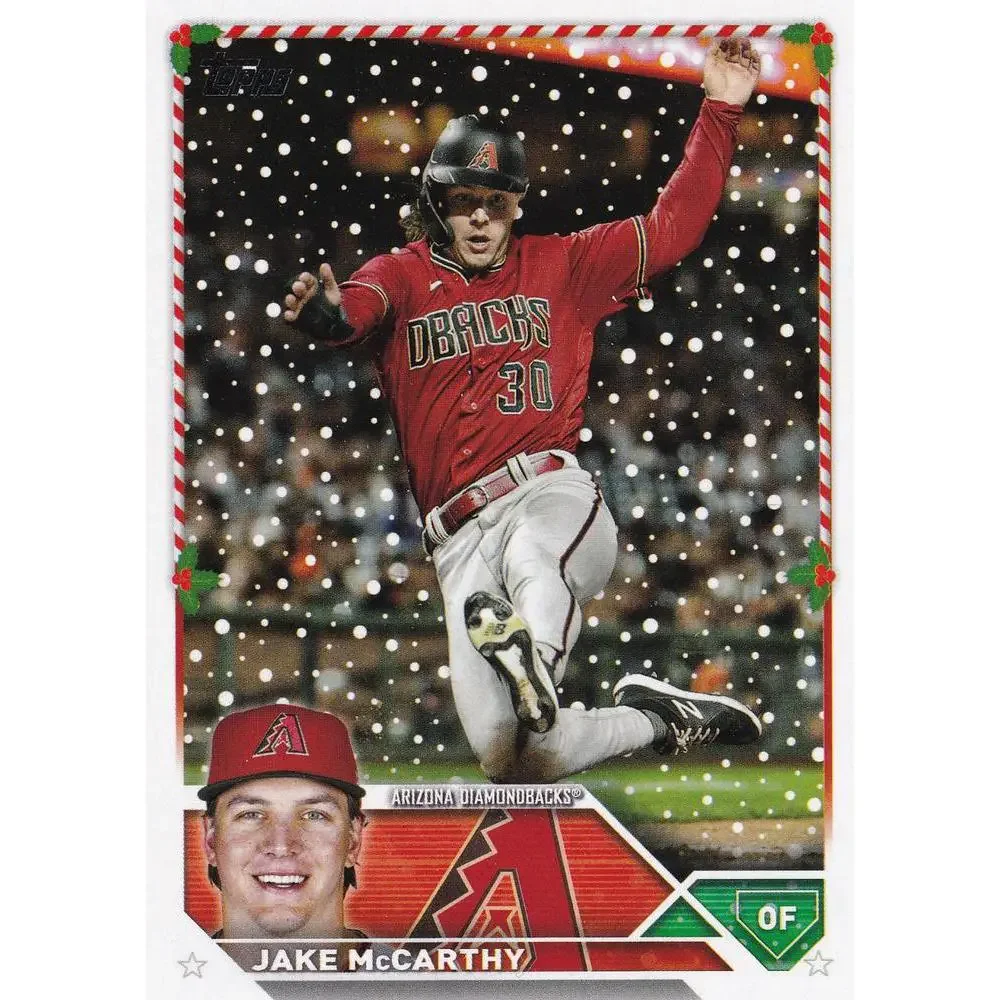 2023 Topps Holiday Jake McCarthy H116 Arizona Diamondbacks